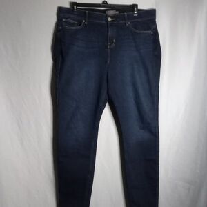 Torrid Bombshell Premium Stretch Women's Skinny Dark Wash Denim Jeans Size 22T